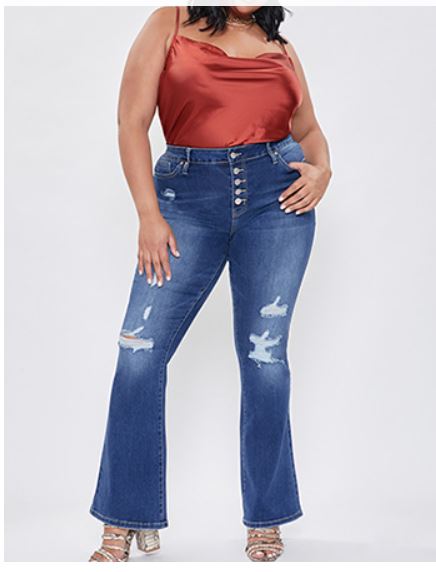 Bottom Flare Bottom Jeans