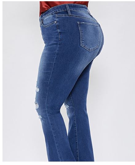 Bottom Flare Bottom Jeans