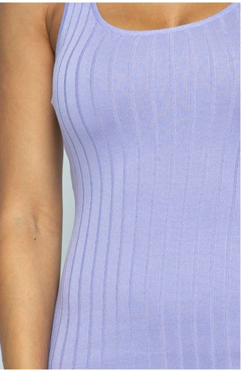 Knit Ribbed Tank MiDi Dress